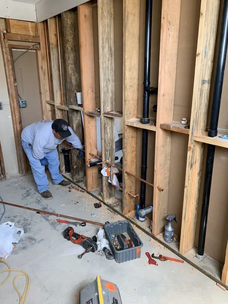 Commercial rough-in plumbing for Water Heater Replacement in Tappahannock